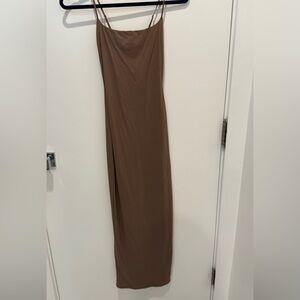 SKIMS Chocolate Maxi Skirt